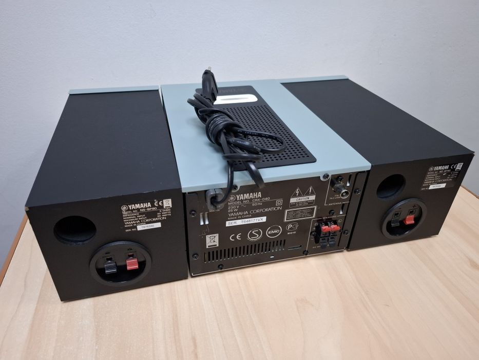 Sistem audio Yamaha CRX-040 + boxe originale – stare foarte bună