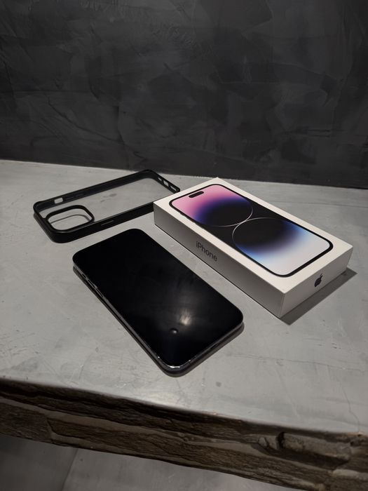 КАТО ЧИСТО НОВ Iphone 14 Pro Max Purple + подарък
