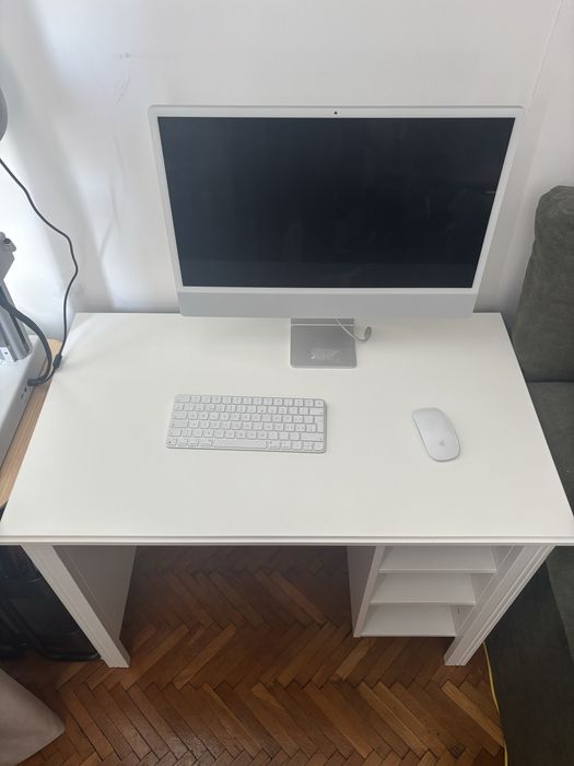 Birou ikea alb cu sertare
