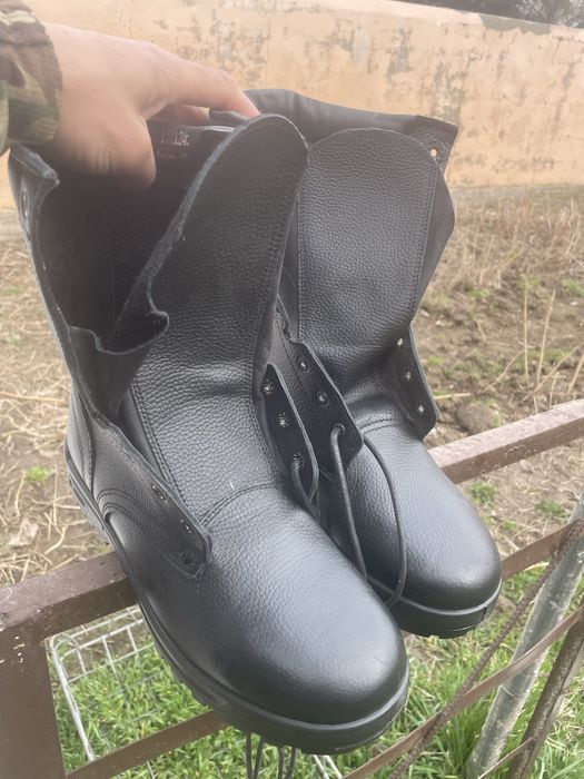 Берцы, кожаные батигки