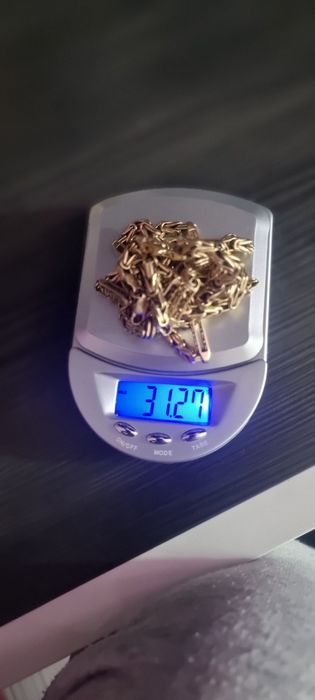 Златен мъжки ланец и гривна