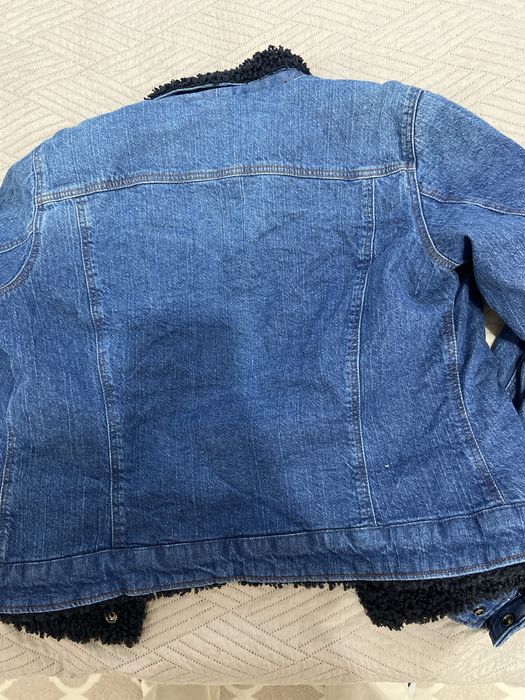 Ватирано дънково яке