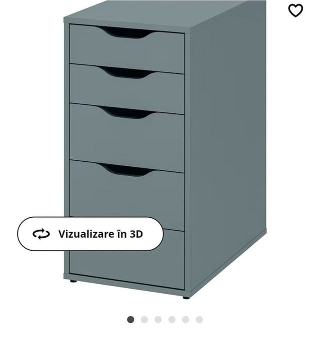 Birou Ikea cu sertare 140x65 cm