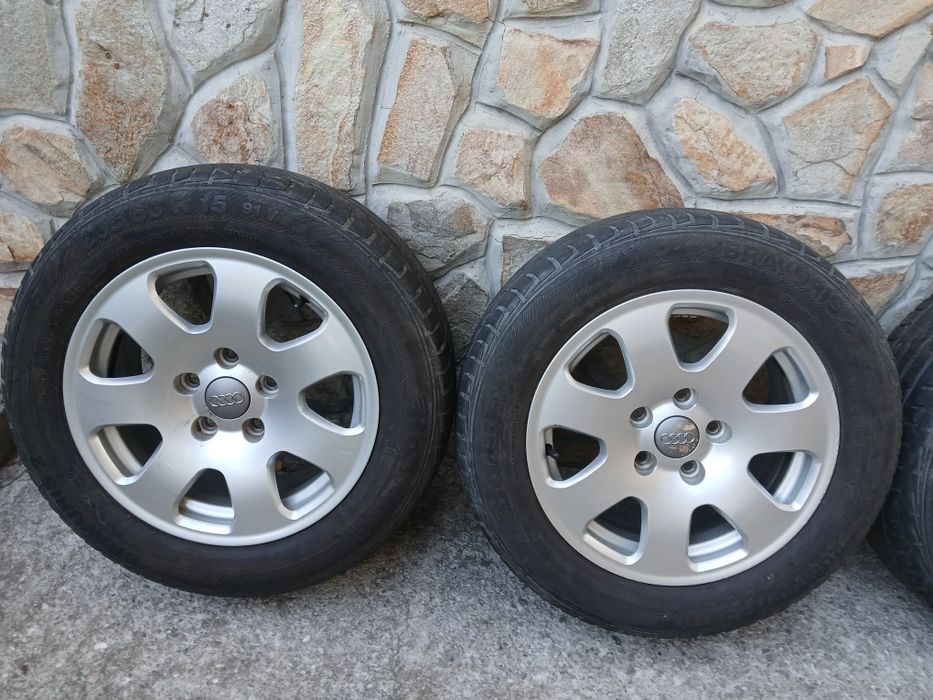 Оригинални Алуминиеви джанти 15цола за AudiA3.A4.A6.vw Golf.5.6.passat.Touran.caddy. .5×112