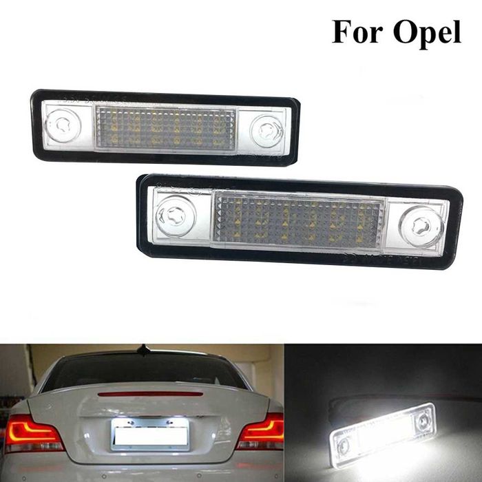 LED плафони регистрационен номер за Opel Zafira A Corsa B Astra F