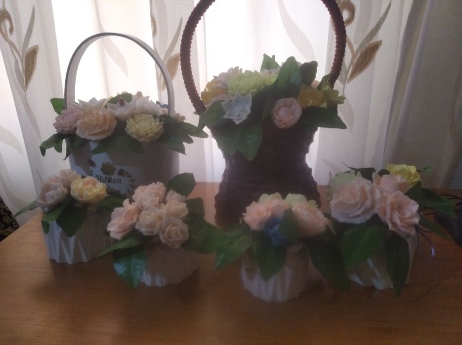 Sovg'a uchun xamyonbob chiroyli sunʼiy gullar