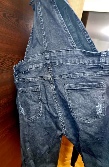 Дамски дънков гащеризон