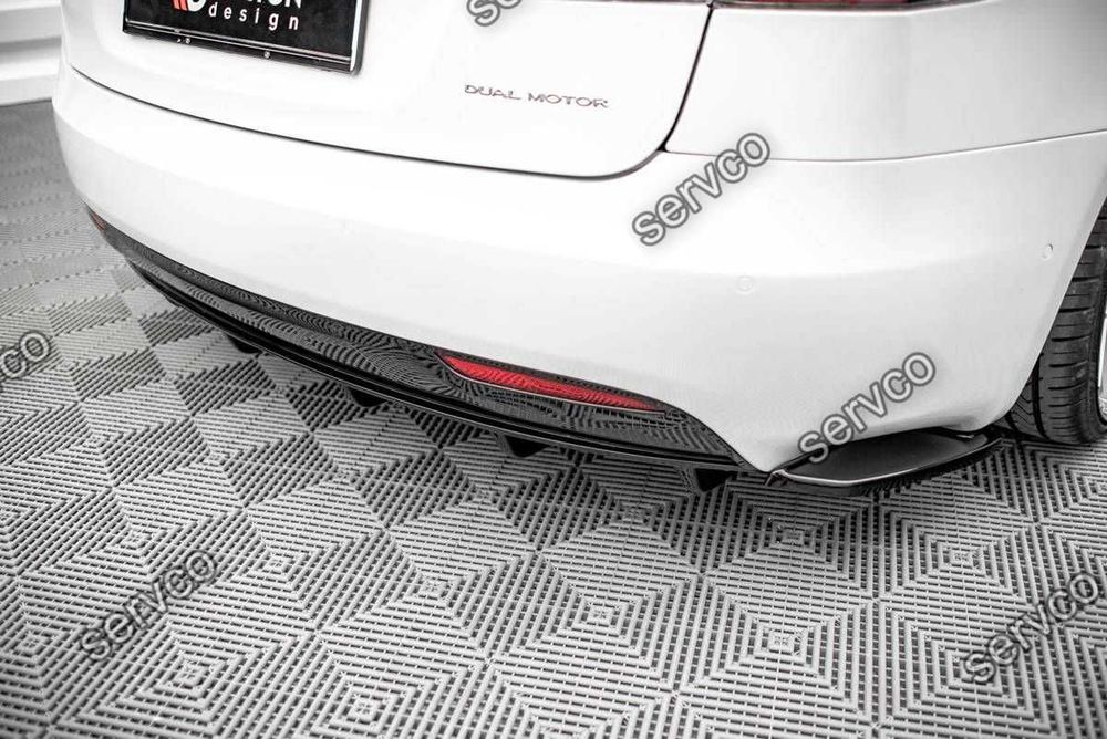 Difuzor bara spate Tesla Model S Facelift 2016- v2 - Maxton Design