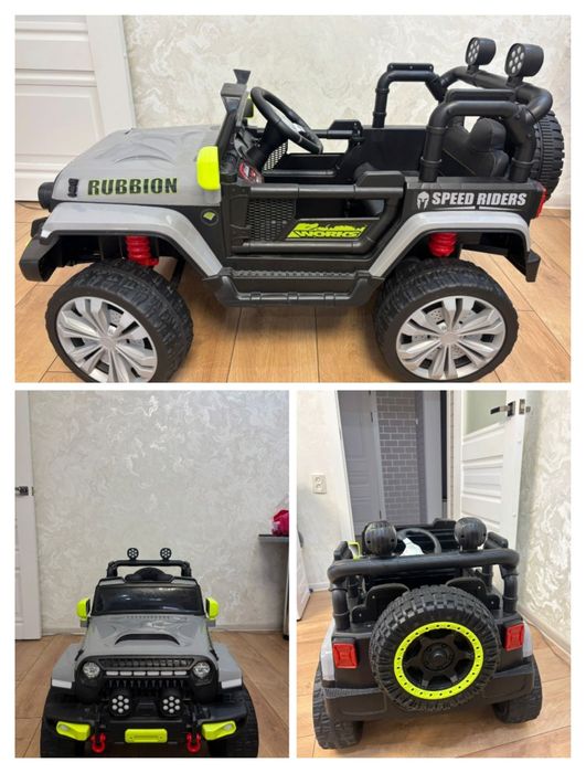 Детский электромобиль Jeep Wrangler Rubicon