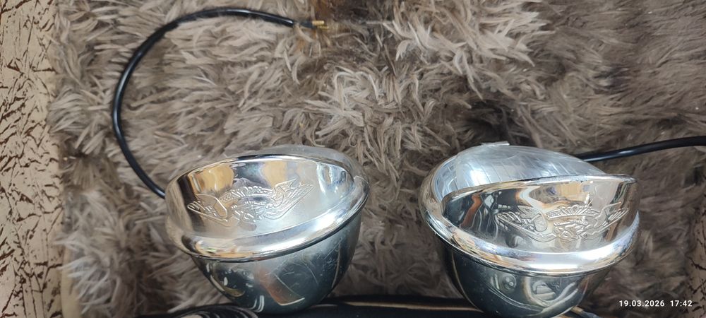 Противотуманные фары на мото.