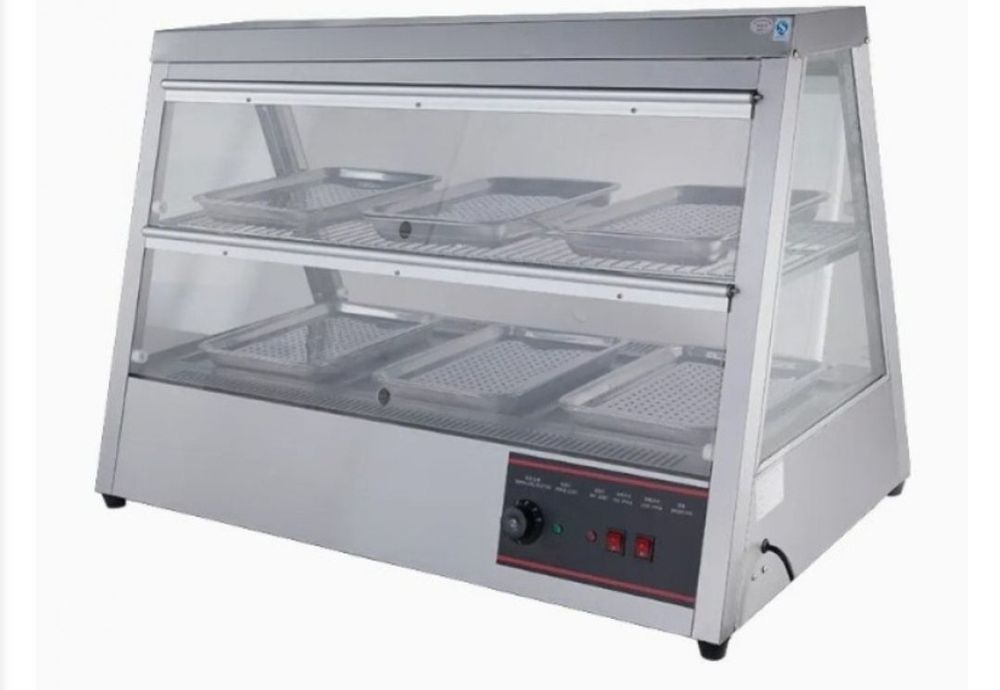 Топла Витрина за 4 ри тави и 6 тави Професионална цена от 460 лв