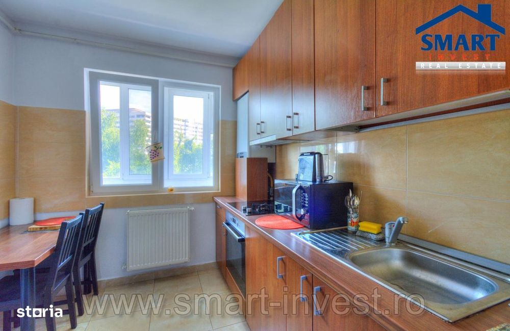 Apartament 2 camere Metrou Mihai Bravu (2min) bloc nou cu centrala