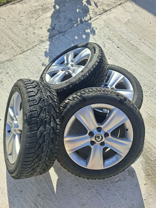 Vand jante skoda cu anvelope iarna