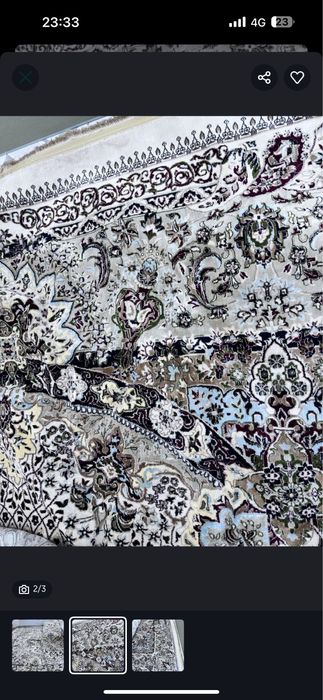 Ковер 6 на 4 после химчистки