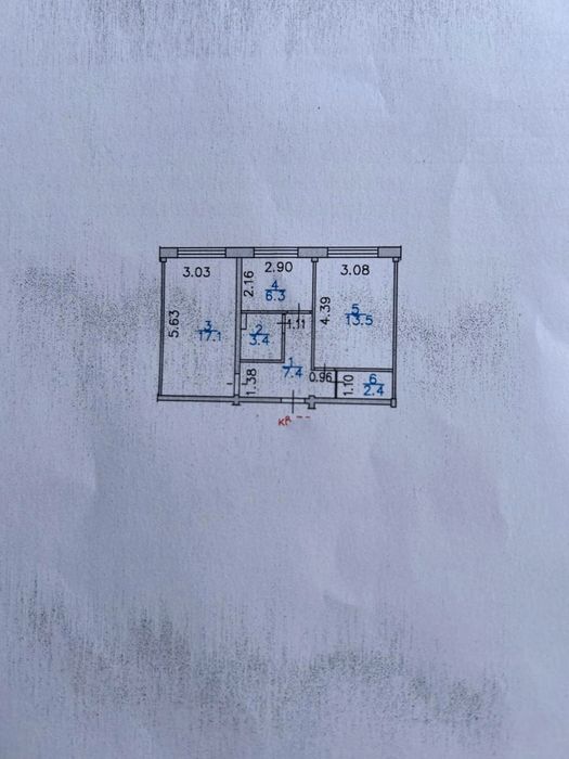 Продаётся 2-х ул. Космическая, 6/1