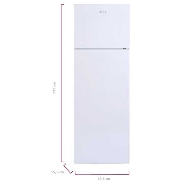 Frigider cu doua usi Arctic AD60310M30W, 306 l, Clasa F, Garden fresh, H 175 cm, Alb
