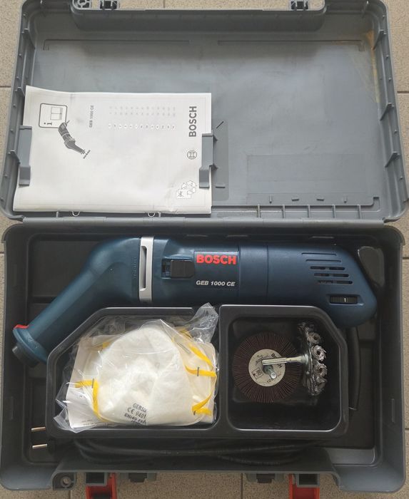 Polizor Biax  BOSCH GEB 1000 CE  1020 Wati  PRODUS  NOU  CALITATE  MAXIMĂ  Perie  Electrica  Rotativa  PRODUS  NOU