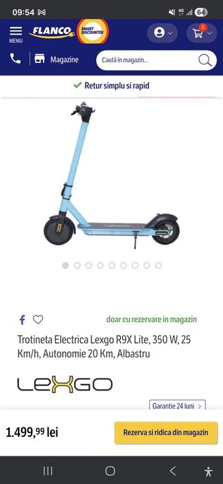 Trotineta electica lexgo 9