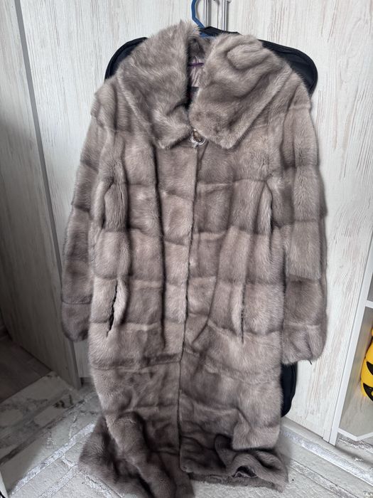 Норковая шуба 110 см