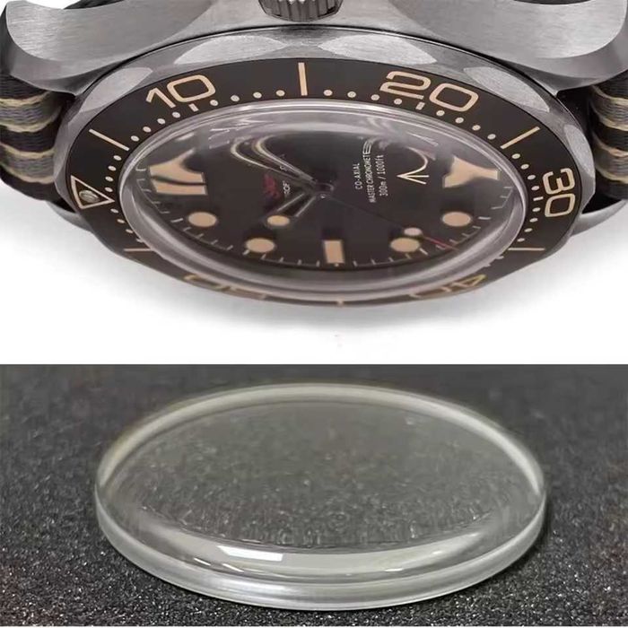 Сапфирено Стъкло "Pot Lid" за Omega Seamaster 300 No Time To Die 007 (42mm)