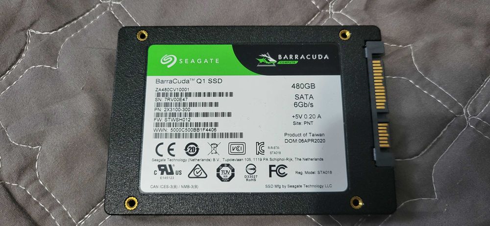 SEAGATE Baracuda 480Gb Sata 6Gb|Secunda fuctional