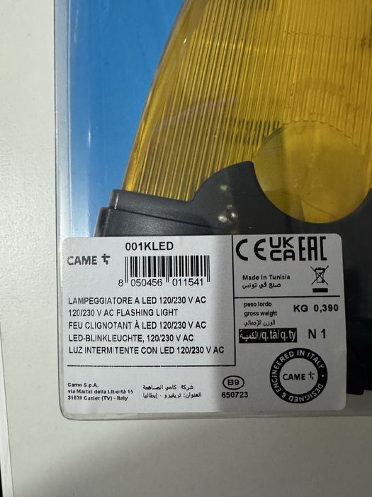 Lampa de semnalizare CAME 001KLED, 230V