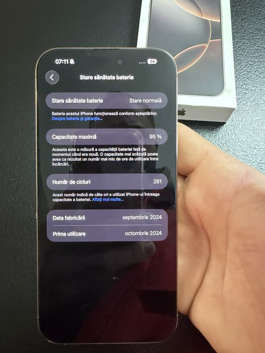 Iphone 16 pro max desert titanium