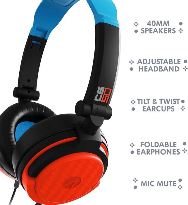 Геймърски слушалки кабел за зареждане кейс калъф за Nintendo Switch