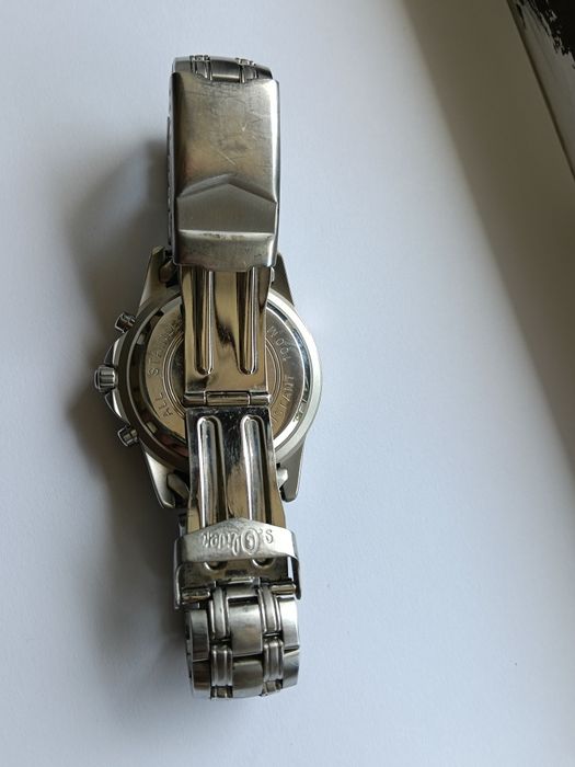 Ceas Bărbați s.Oliver Chronograph Inox Cadran Violet WR 100m