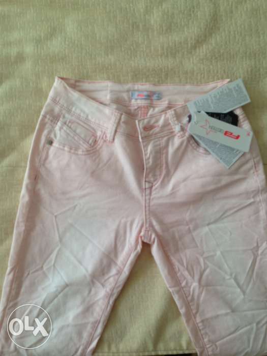 Vand blugi roz,New Yorker Fishbone,deosebiti,marime XS,noi cu eticheta