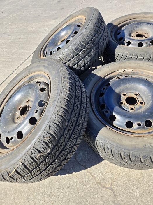 Roți Complete 5x112 VW AUDI SKODA SEAT IARNA 195.60.15 Pret 650 lei