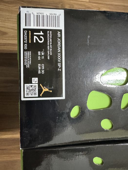 Jordan 35 “bayou boys” size 46