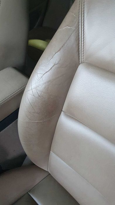 interior/scaune piele crem Skoda Octavia 2