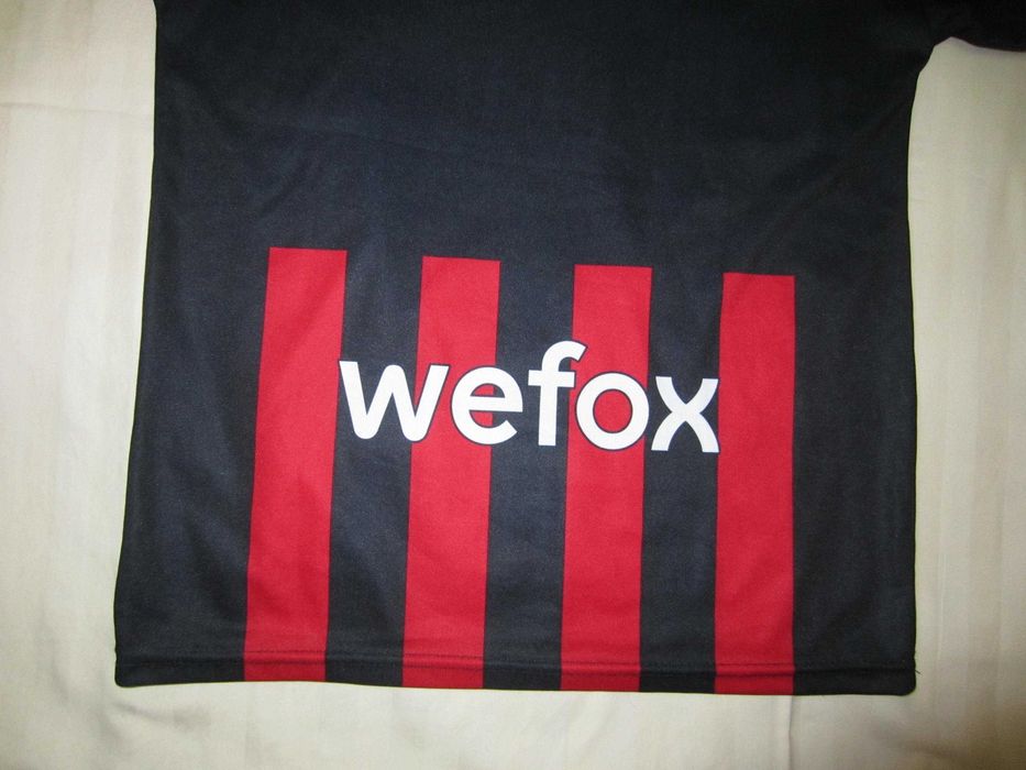 Tricou fotbal AC Milan, masura copil 175-176, poliester, stare f.buna