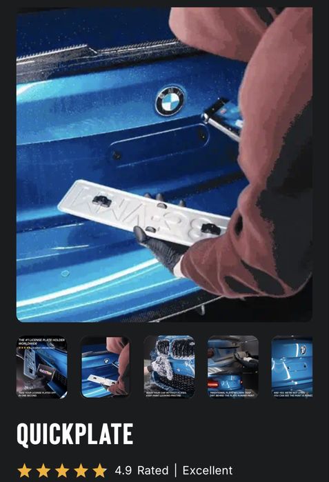 Suporti auto Carholics Quickplate