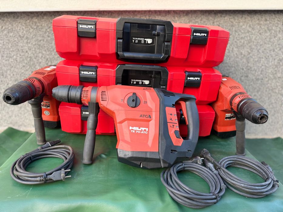 Hilti TE 70-ATC / AVR – 3 броя ударо - пробивни перфоратори – 2025 г.