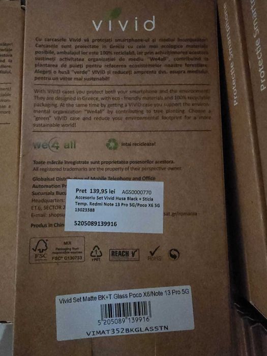Lot accesorii telefon NOI — 186 buc, huse + folii Honor/Xiaomi/Samsung/Motorola