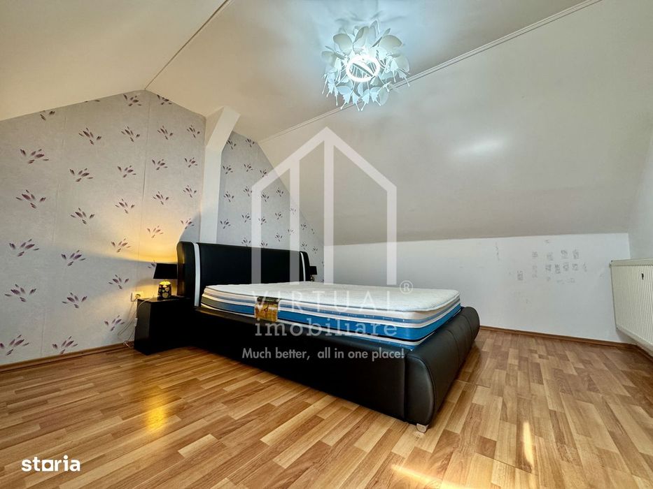 Mansarda cu 3 camere, 39mp utili+pod amenajat 25mp, balcon, V. Aaron