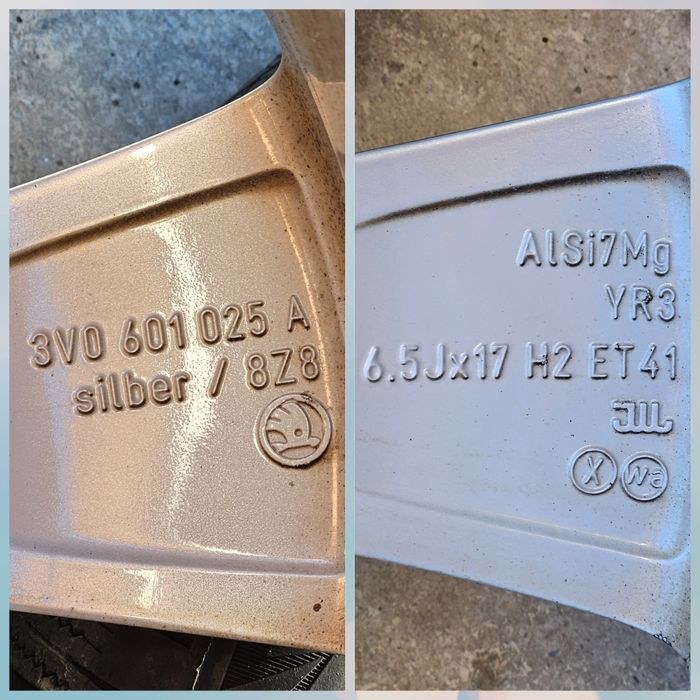 Jante Skoda Superb Octavia IV facelift echip iarna 215 55 17 DOT 2024