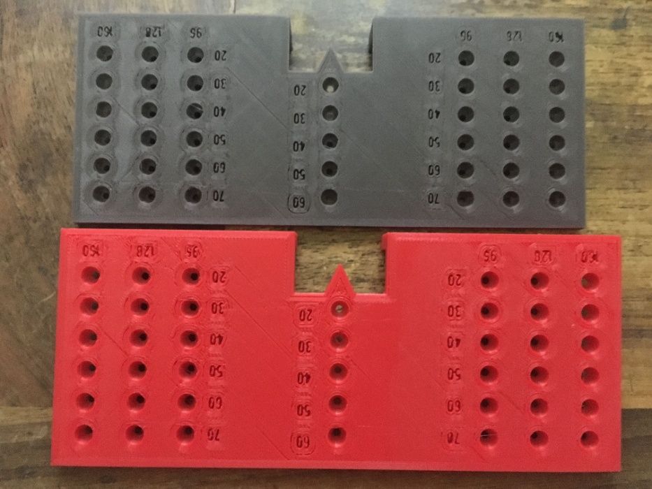 Sablon mobila din plastic pentru manere v.2 96 - 160mm