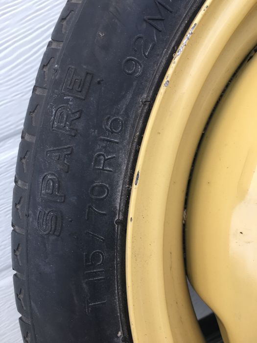 Roata Rezerva Slim R16 Toyota UrbanCruiser. 2009-2014