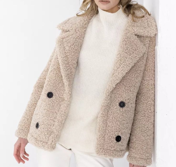 Шуба Чебурашка искусственная