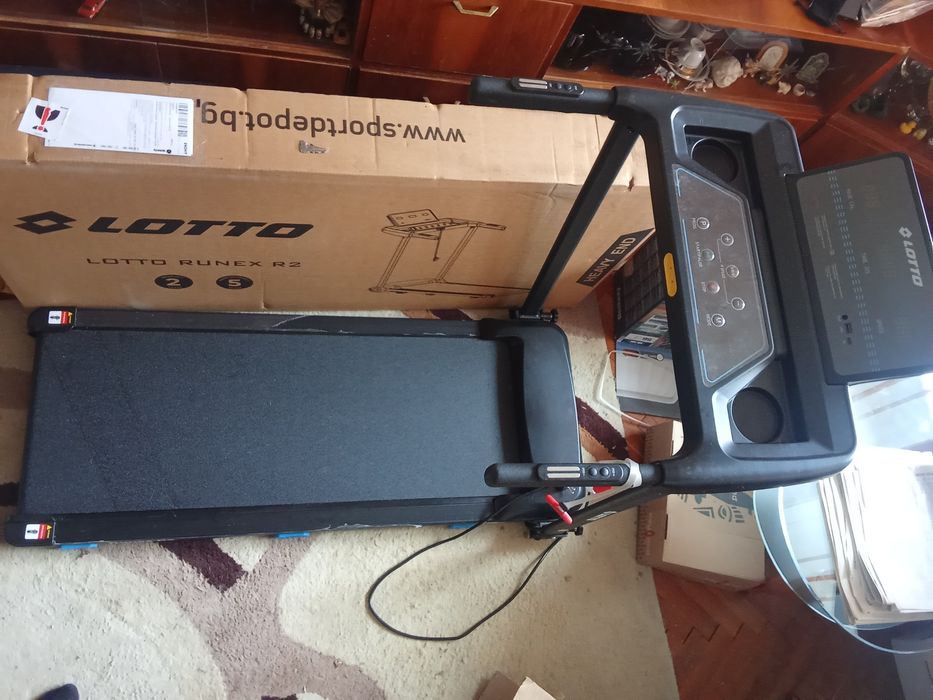 Пътека за бягане само пробвана