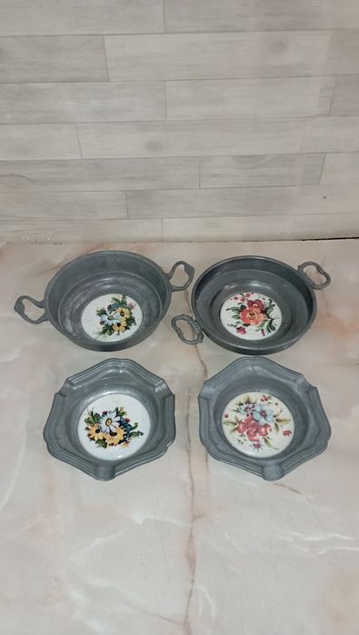 scrumiera-bol din cositor