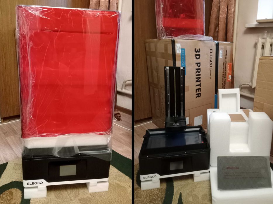 Фотополимерный 3д принтер - Elegoo Jupiter SE