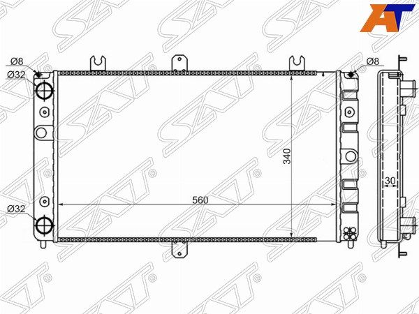 Радиатор Lada Priora