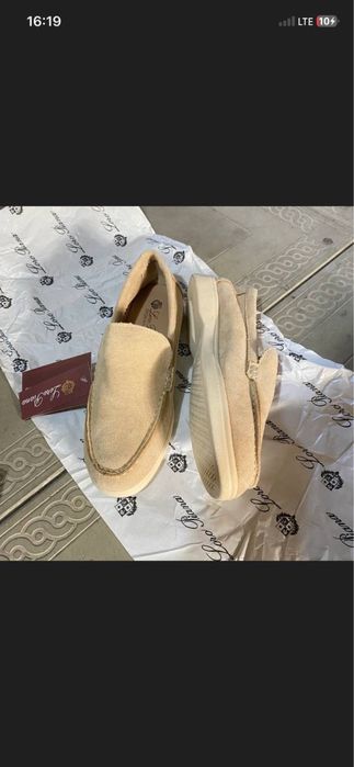 Женские замшевые лоферы / мокасины. Новые