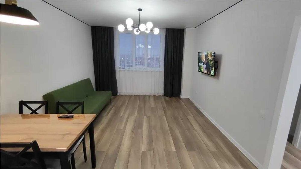 2-комнат студия, на Левом берегу, Ипотека, без комиссии для покупателя