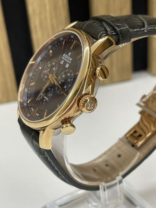 Edox Chronograph / Ceas Barbatesc Quartz / Garantie / Factura #27073