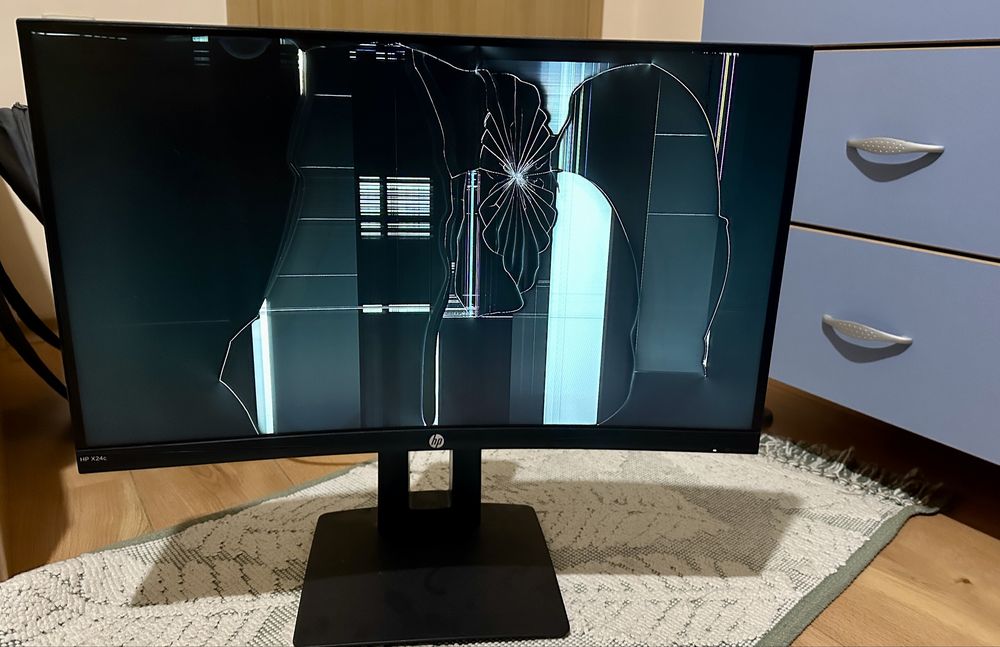 Монитор Gaming HP 24’, VA, извит